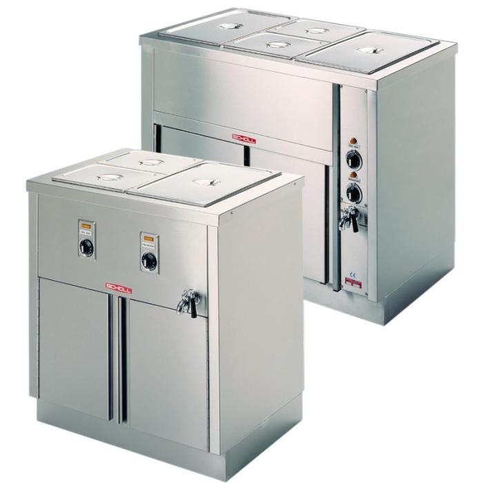 Bain-marie mit Wärmeschrank