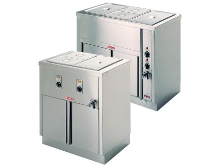 Bain-marie mit Wärmeschrank