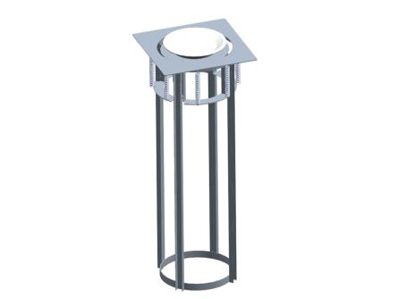 Verstellbarer Einbauspender - Unterbauspender